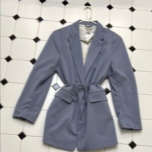 Elegant Blue Women's Blazer